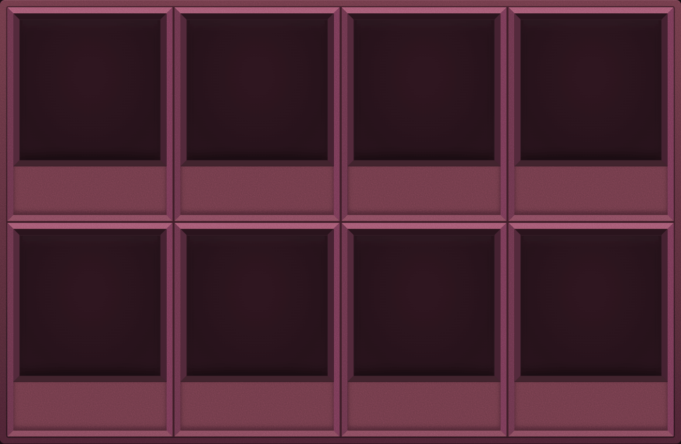 Velvet Rose Display Case (2x4)